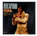 1973 Concept Art Mock-up For Elvis Presley’s LP <em>ELVIS</em> (Known as “The Fool Album”) - Rejected for Good Reason!