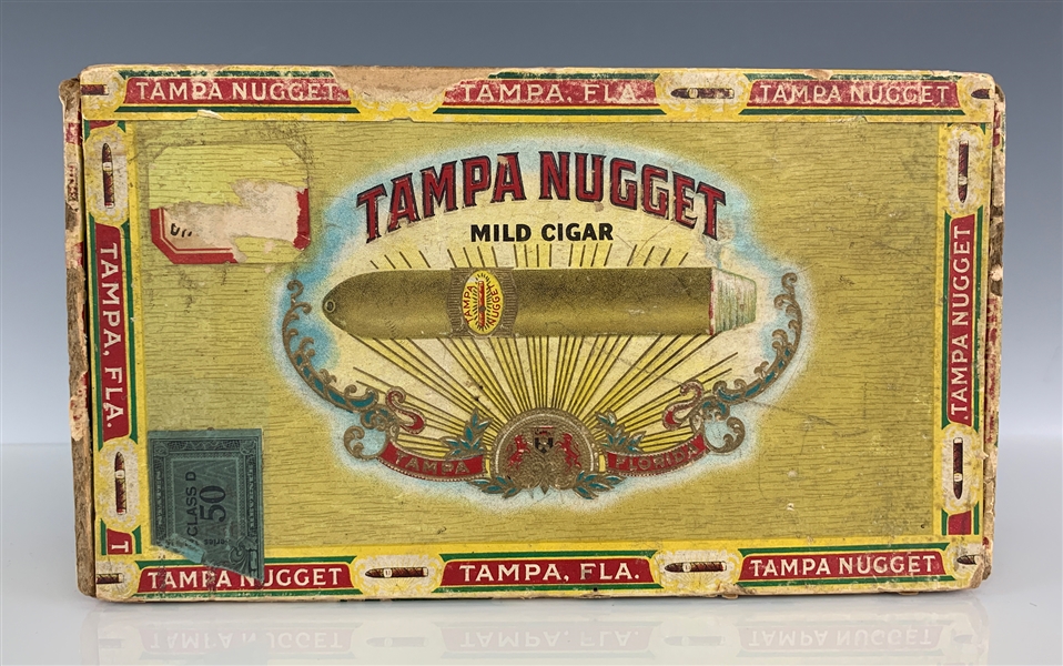 Elvis Presley Owned “Tampa Nugget” Cigar Box Used in One of His Cars - Former Mike Moon Collection