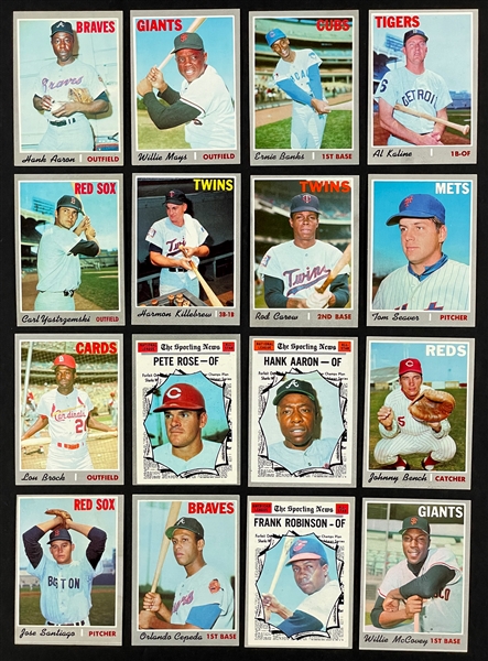 1970 Topps Baseball Near Set (689/720)