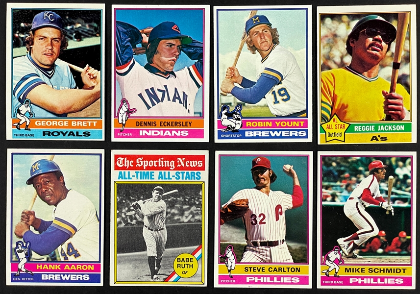1976 Topps Baseball Near Set (612/660)