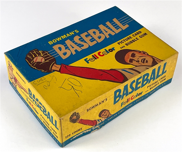 1955 Bowman Baseball 1-Cent Display Box - Undated