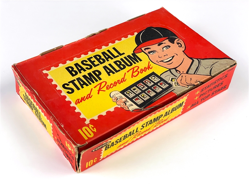 1962 Topps Baseball Stamp Album 10-Cent Display Box