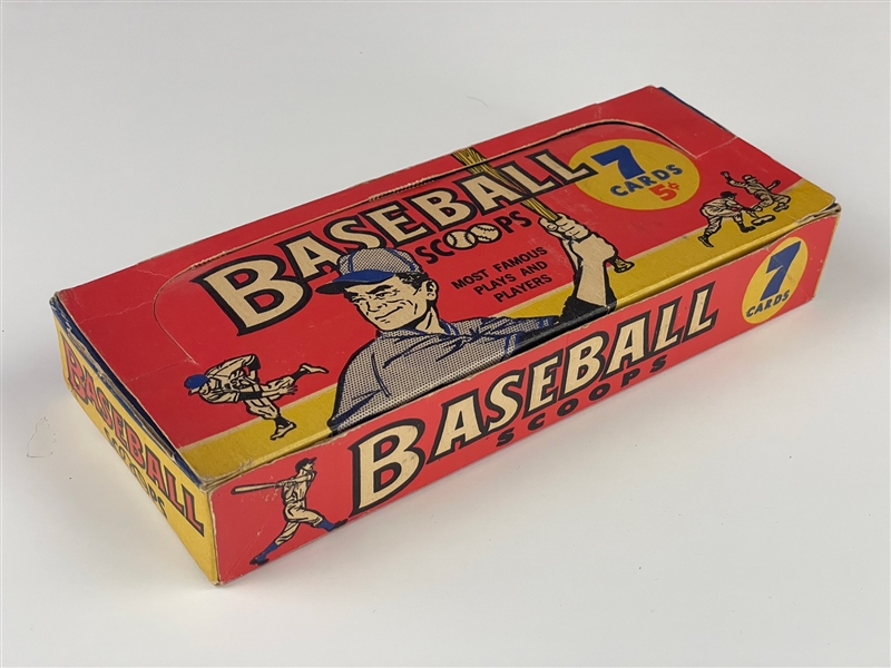 1961 Nu-Card Baseball Scoops 5-Cent Display Box