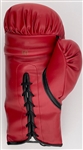 Muhammad Ali Signed Everlast Boxing Glove with Original Jolene Jessie Painting (1/1) of His Famous Knockout of Sonny Liston