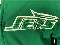 Early 1980's Joe Namath New York Jets Team Sideline Jacket Given by Namath to Frank Sinatra 