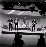 1963 <em>Thank Your Lucky Stars</em> Broadcast-Used Title Card Signed by All Four Beatles