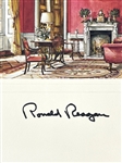 Ronald Reagan Signed 1982 Presidential Christmas Card