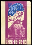 1967 Grateful Dead Concert Poster from “Cafe Au Go Go” in Greenwich Village - Incredibly Rare - Daniel Fennell Artwork