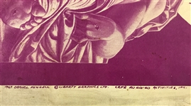 1967 Grateful Dead Concert Poster from “Cafe Au Go Go” in Greenwich Village - Incredibly Rare - Daniel Fennell Artwork