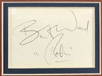 <em>Batman</em> Cast-Signed Display with Adam West, Burt Ward, Neil Hamilton, Alan Napier, Julie Newnar, Cesar Romero, Burgess Meredith and Frank Gorshin