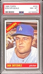 1966 Topps #430 Don Drysdale - PSA NM-MT 8
