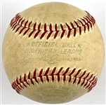 1960s Ted Williams Vintage Single-Signed Cronin Baseball 