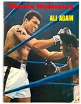 Muhammad Ali Signed February 4, 1974 <em>Sports Illustrated</em> - Ali-Frazier Superfight II