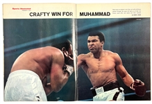 Muhammad Ali Signed February 4, 1974 <em>Sports Illustrated</em> - Ali-Frazier Superfight II