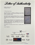 1956 “Triple Crown” Mickey Mantle Signed Autograph Book Page - Possibly Signed During the 1956 World Series
