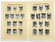 1929 World Series Program - At Chicago Cubs - High Grade, Unscored Example!