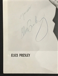 Elvis Presley Signed 1956 RCA Victor Recording Artist Promotional Photo – A Lesser-Seen Signed Photo!
