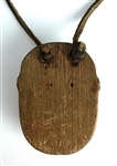 Elvis Presley Owned Wooden “TIKI GOD” Hawaiian Good Luck Necklace – Acquired While Filming in Hawaii and Gifted to Wife of His Cousin Billy Smith