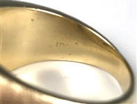 Elvis Presley Owned Gold Ring with Large Lapis Lazuli Stone and 14 Diamonds - Gifted to Joe Esposito – Former Mike Moon Collection