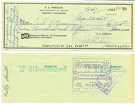 August 22, 1965, Elvis Presley Signed Check Written for “For Groceries for Elvis’ L.A. House” While Filming <em>Paradise, Hawaiian Style</em>