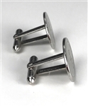 Elvis Presley Owned Sterling Silver Cufflinks with the Letter “E” on Each - Gifted to His Cousin Patsy Presley