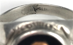 Elvis Presley's United States Army Insignia Sterling Silver Ring - Gifted to His Cousin Patsy Presley