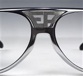 Elvis Presley Owned Chrome Grand Prix Sunglasses with 14K White Gold TCB on the Arms and EP on the Bridge - Former Jimmy Velvet Collection