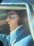 Elvis Presley Owned Chrome Grand Prix Sunglasses with 14K White Gold TCB on the Arms and EP on the Bridge - Former Jimmy Velvet Collection