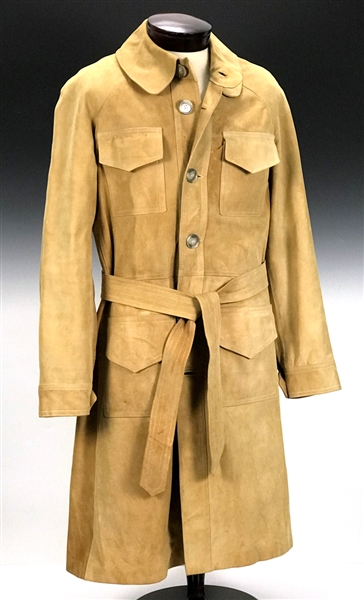 Elvis Presley Owned "Bagatelle" Suede Trench Coat Gifted to His Friend Detective John OGrady – Former Mike Moon Collection