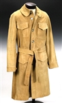 Elvis Presley Owned "Bagatelle" Suede Trench Coat Gifted to His Friend Detective John OGrady – Former Mike Moon Collection