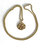 Elvis Presley Owned 14K Gold Nugget Necklace Gifted to Gospel Singer Dottie Rambo (Writer of the Song “If That Isn't Love”)