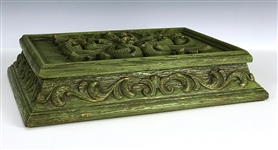 Elvis Presley Owned Large Wooden Jewelry Box Used Upstairs at Graceland in the late 1960s – Gifted to Memphis Mafia Member Marty Lacker – Former Mike Moon Collection
