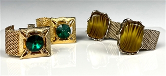 Pair of Elvis Presley Owned Sets of Cufflinks – Gifted to Bodyguard Dave Hebler