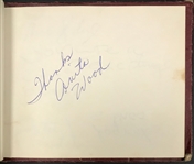 1961 Elvis Presley Signed Autograph Book - Also Signed by Anita Wood