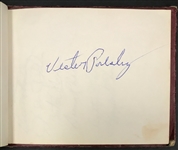 1961 Elvis Presley Signed Autograph Book - Also Signed by Anita Wood
