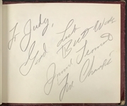 1961 Elvis Presley Signed Autograph Book - Also Signed by Anita Wood