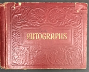1961 Elvis Presley Signed Autograph Book - Also Signed by Anita Wood