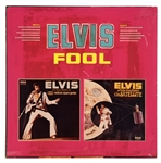 1973 Concept Art Mock-up For Elvis Presley’s LP <em>ELVIS</em> (Known as “The Fool Album”) - Rejected for Good Reason!