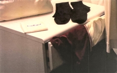 Elvis Presley Owned Black Dress Socks Gifted to Memphis Mafia Member Charlie Hodge