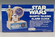 MINT in BOX Bradley Time Star Wars Quartz Talking Alarm Clock