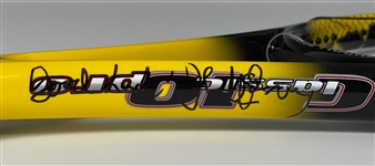 John McEnroe Signed Völkl Tennis Racket and Racket Cover
