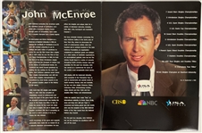 John McEnroe Signed Völkl Tennis Racket and Racket Cover