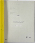 1967 <em>BATMAN</em>TV Show Original Episode Script Enter Batgirl, Exit Penguin Signed by Adam West, Burt Ward, Burgess Meredith and Yvonne Craig
