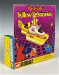 1968 Corgi The Beatles Yellow Submarine Die-Cast Toy in Original Box - The Rare First Version with Yellow and White Hatches