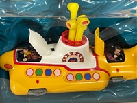 1968 Corgi The Beatles Yellow Submarine Die-Cast Toy in Original Box - The Rare First Version with Yellow and White Hatches