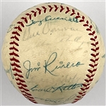 1957 Chicago White Sox Team Signed Baseball with Al Lopez, Larry Doby and Nellie Fox