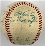1957 Chicago White Sox Team Signed Baseball with Al Lopez, Larry Doby and Nellie Fox