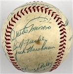 1957 Chicago White Sox Team Signed Baseball with Al Lopez, Larry Doby and Nellie Fox