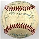 1957 Chicago White Sox Team Signed Baseball with Al Lopez, Larry Doby and Nellie Fox