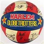 1990's Harlem Globetrotters Team Signed Basketball with Curley Boo Johnson and Paul Showtime Gaffney and Others